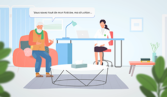 Vous ressentez de l'émotion, vous êtes touché(e) par l'histoire de votre patient